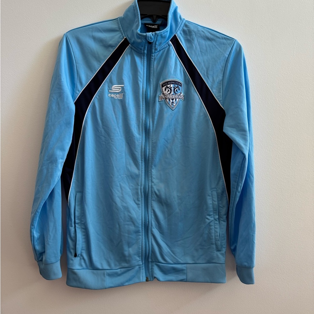 Capelli of New York Blue Jacket with Dynamic Design. Wilmington Hammerheads